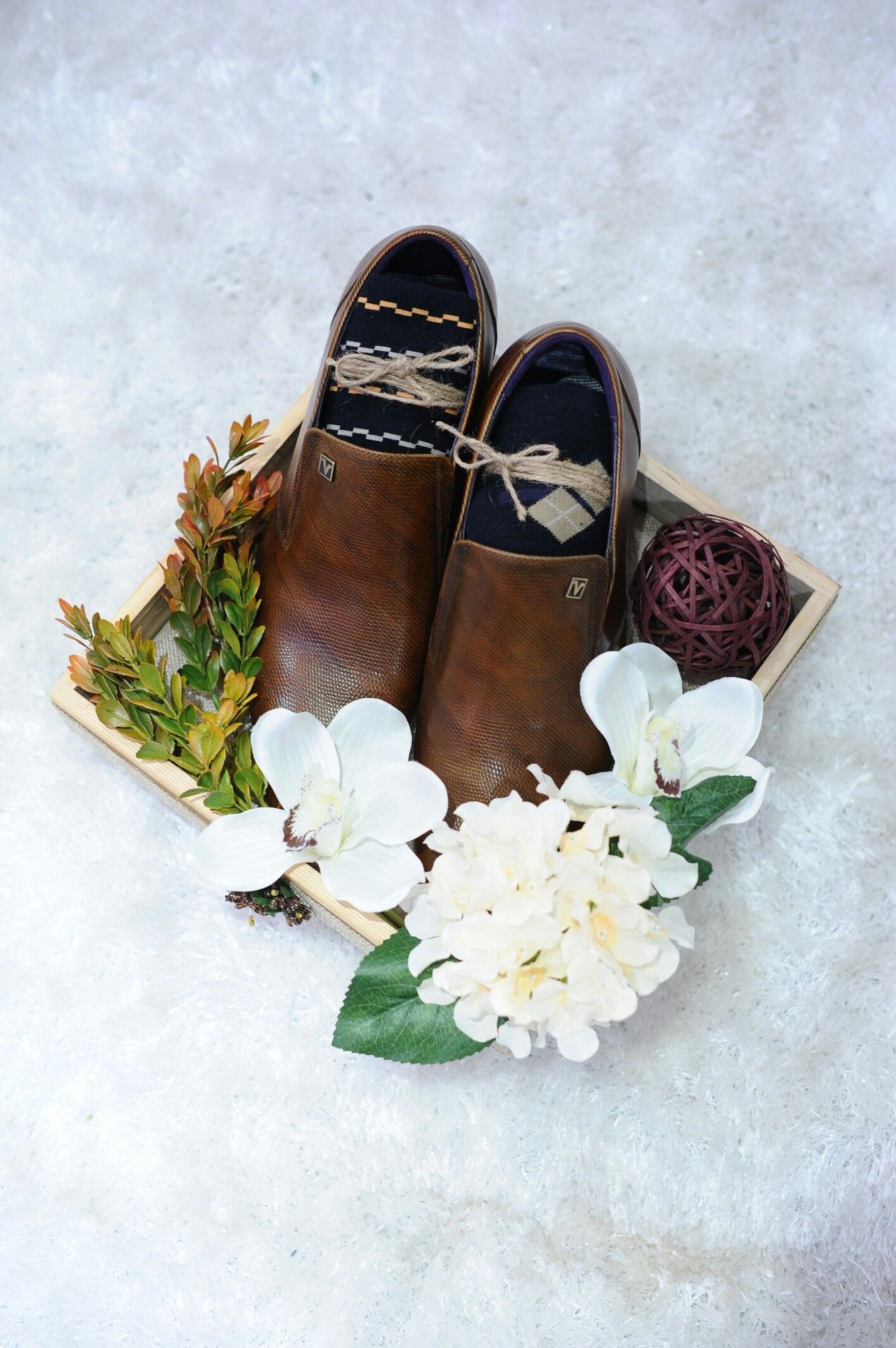 Shoe Tray Bengali Wedding Tatta List for Groom