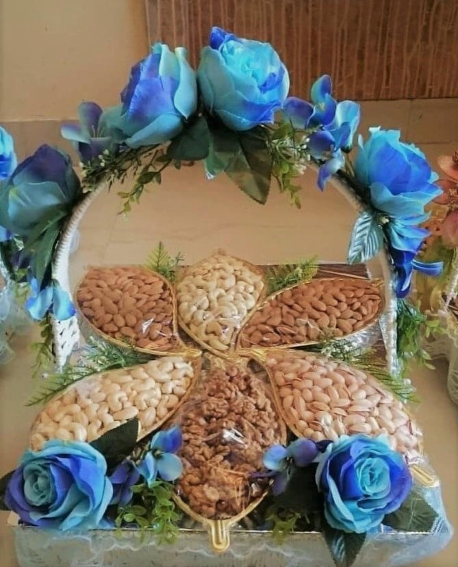 Dry Fruit Basket Bengali Wedding Tatta List for Groom