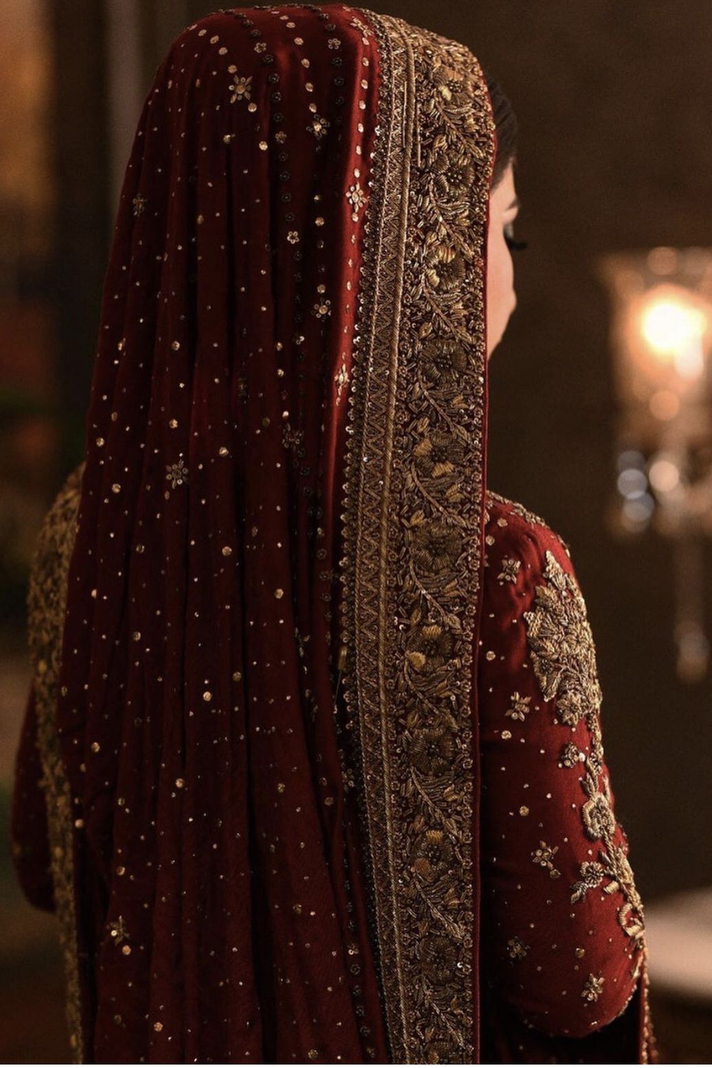 The Chaand Choti Bridal Dupatta