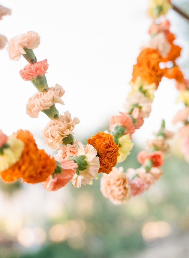 Floral Garland Wedding Flower Decoration
