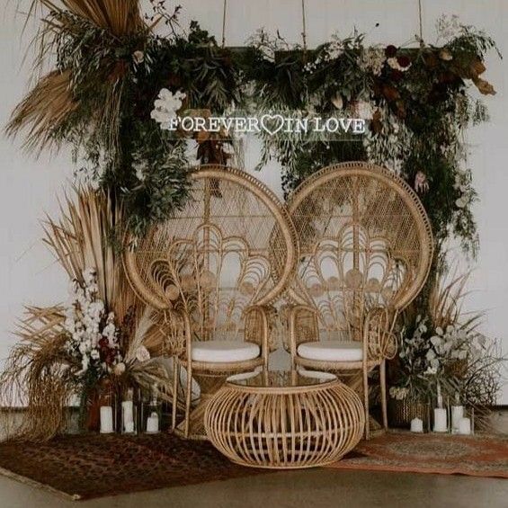 The Love Seat Engagement Decorations