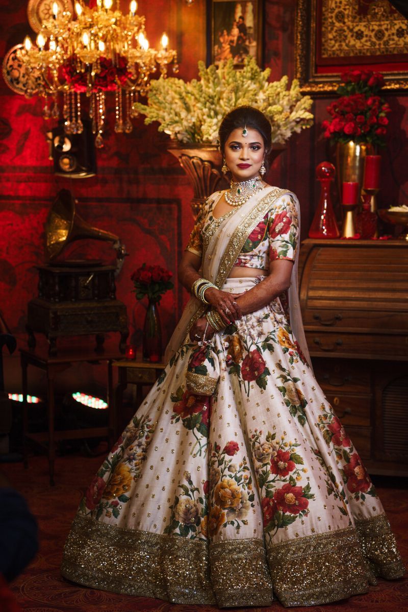 Sabyasachi’s Lehenga for Reception Look Bengali
