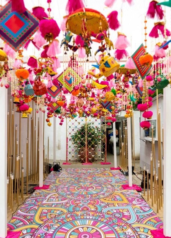 Falling Tassels Decoration for Wedding Stage