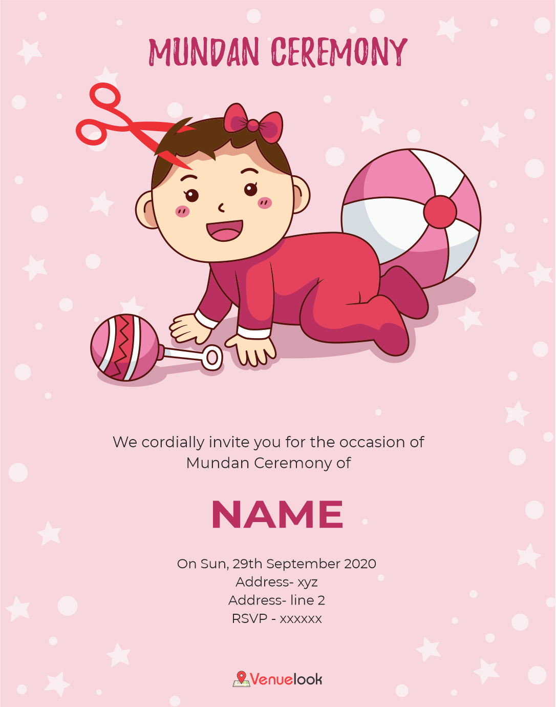 Top 10 Sweet Annaprasan Invitation Card Background