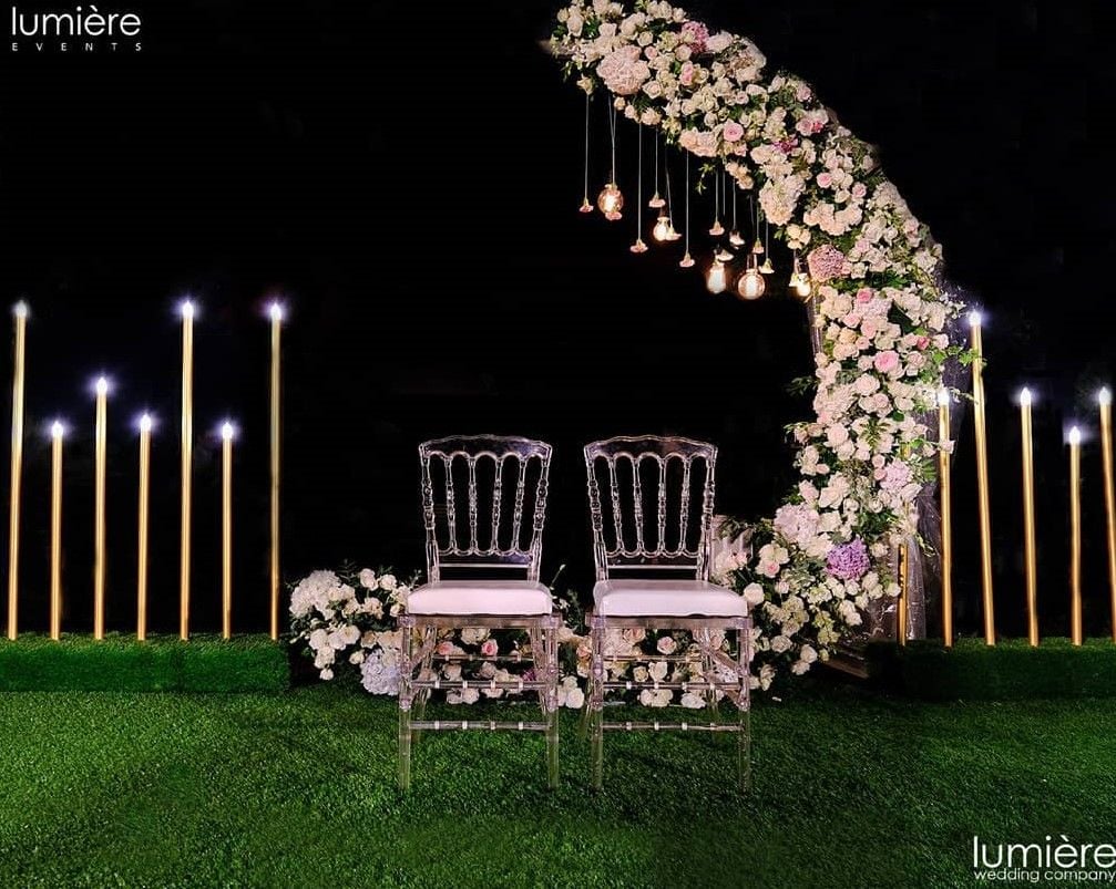 Low Cost Simple Wedding Stage Decoration