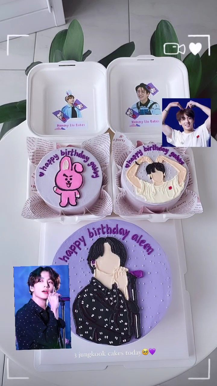 THE BABY SHOWER BTS CAKE IDEA