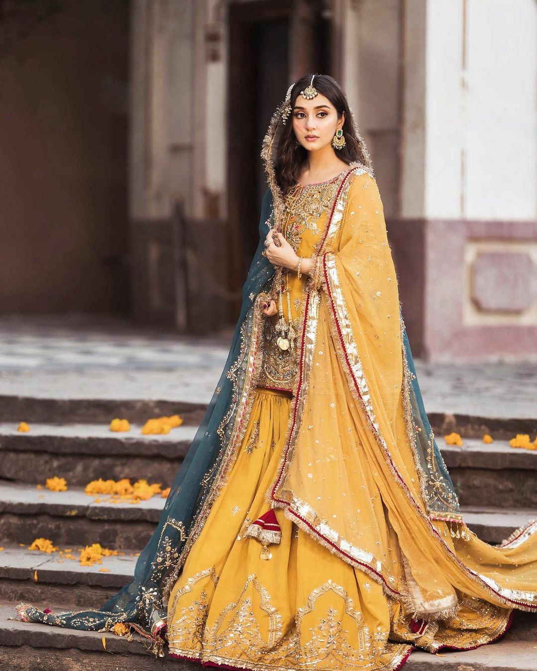 Double Dupatta Bridal Gharara