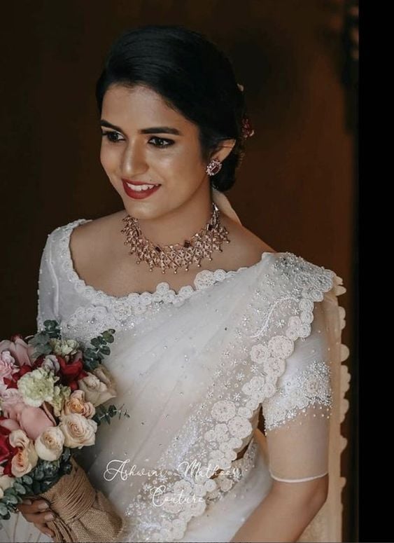 Embellished Christian Sarees