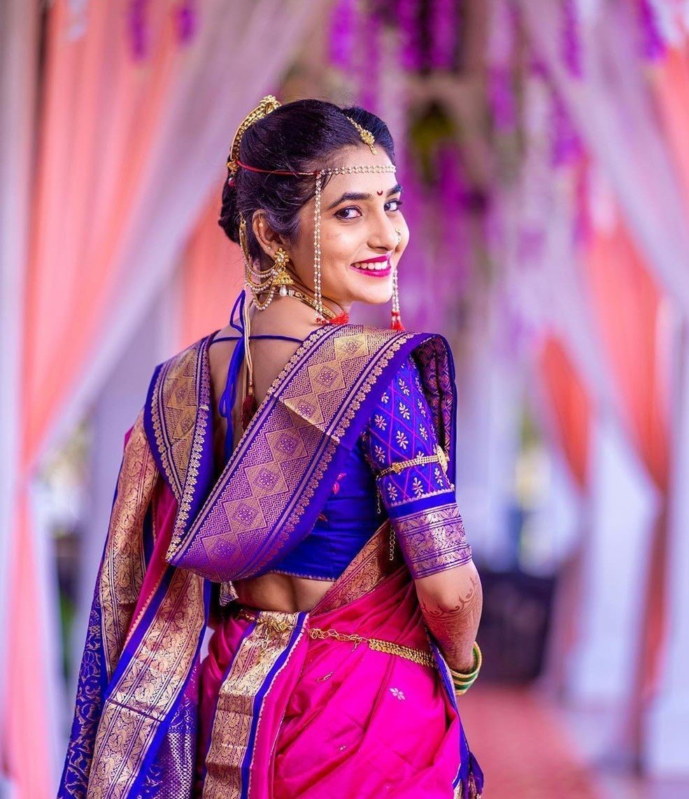 5 Best Wedding Marathi Paithani Blouse Designs