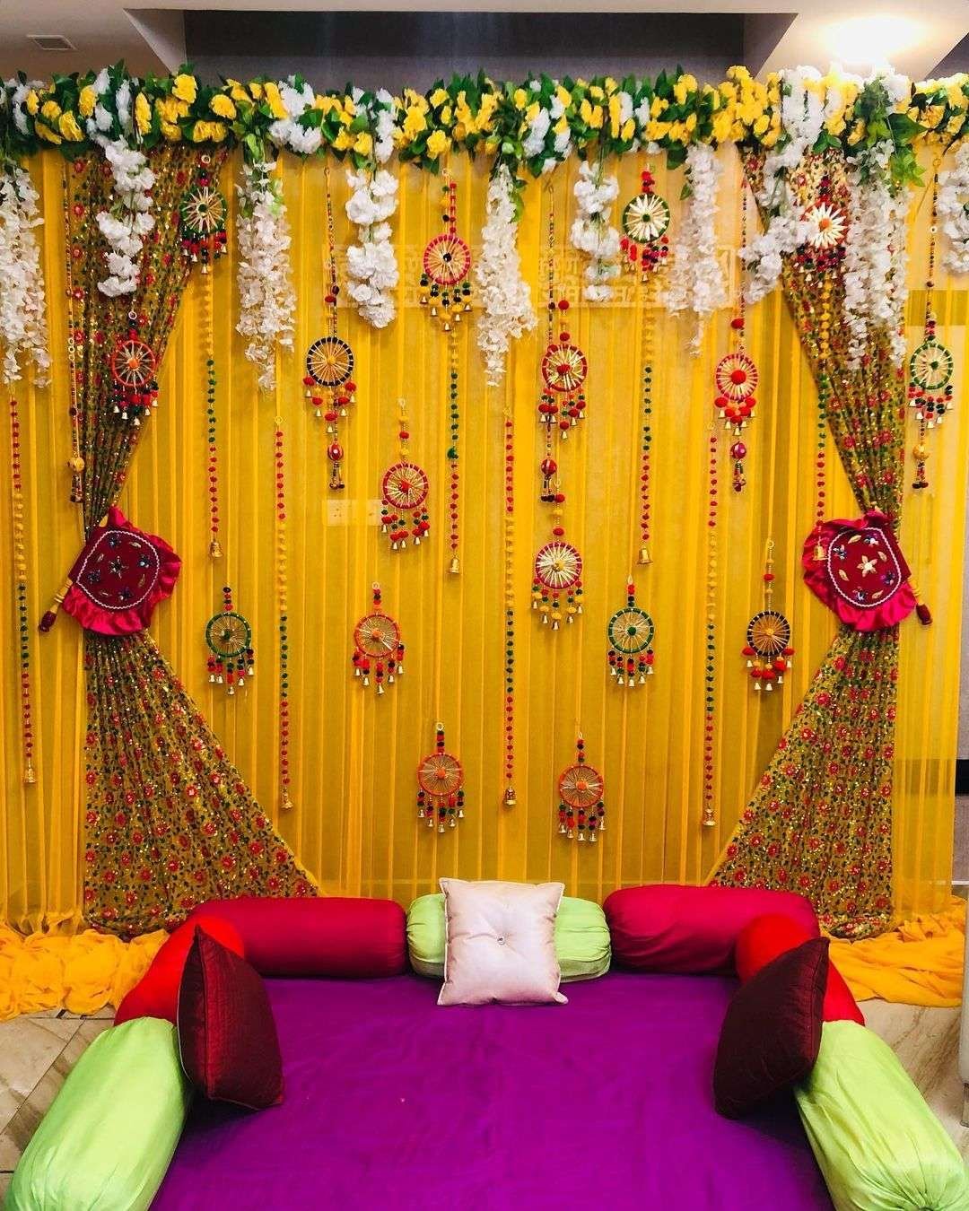 Dreamcatcher Backdrop Mehendi Decoration