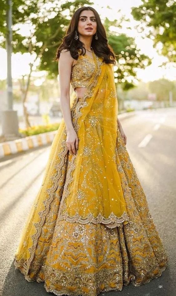 Party Wear Lehenga with Intricate Embroidery