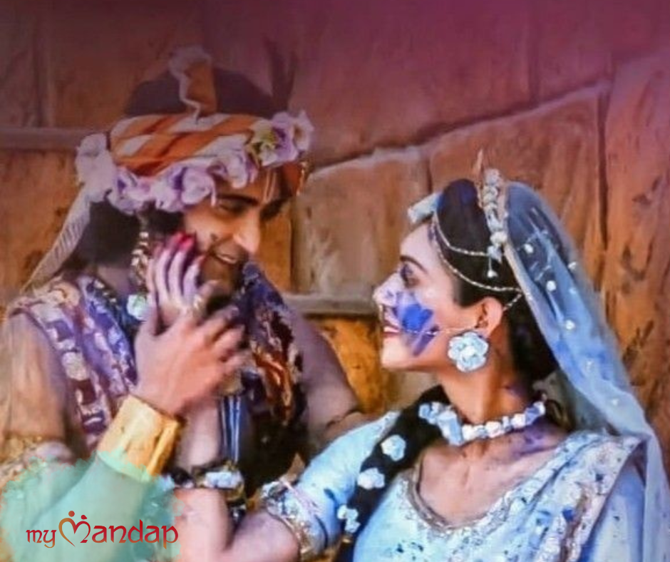 Radha and her beloved