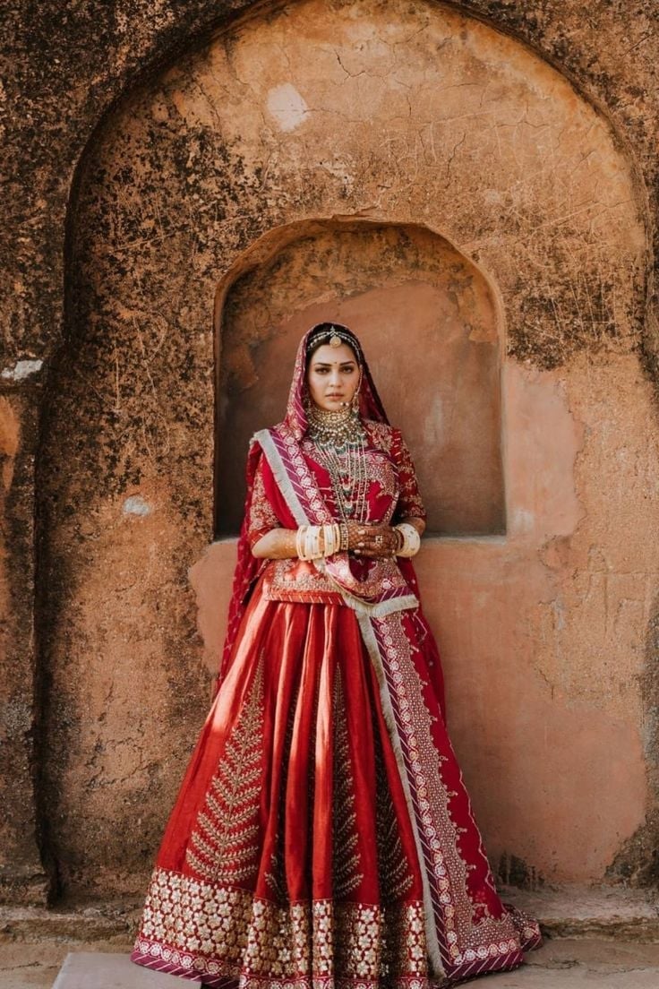 Traditional Rajasthani Rajputi Bridal Poshak with Prices