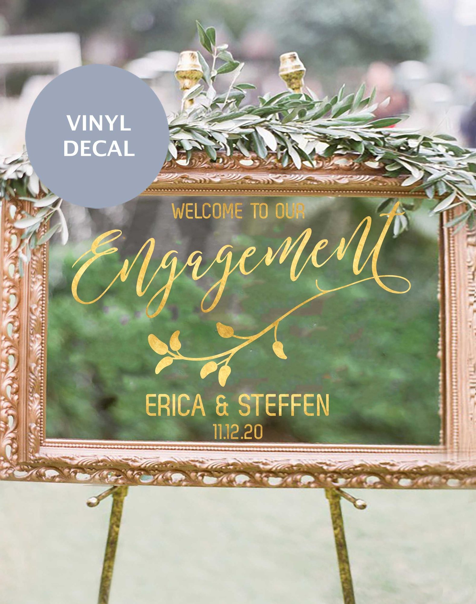 The Welcome Sign Engagement Decorations Ideas