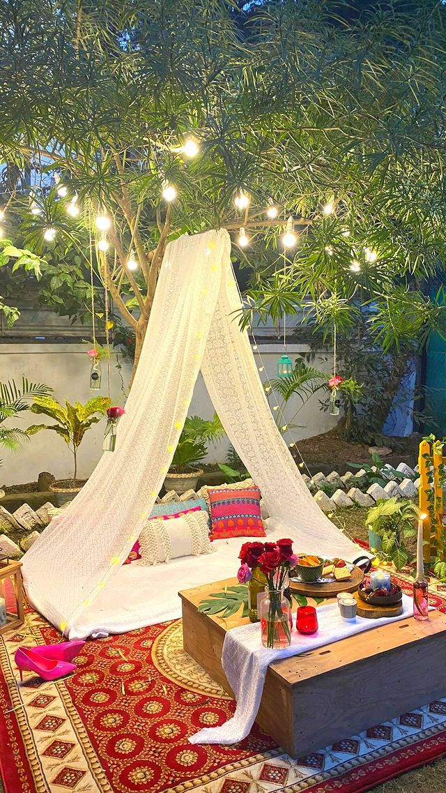 Low Cost Simple Wedding Stage Decoration