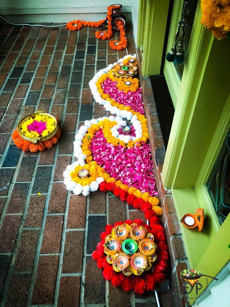 Doorway Simple Rangoli Designs for Home