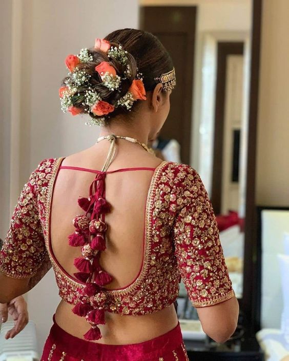 bridal blouse for indian saree