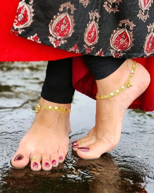 Gold Plated Anklet Desigs