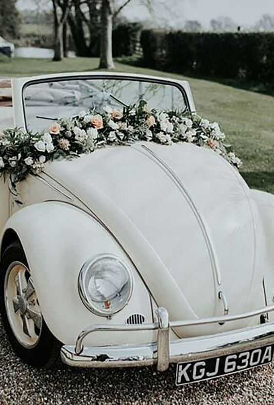 Wedding car decoration