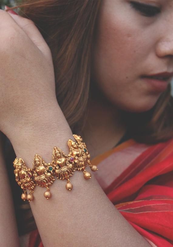 Temple Jewellery Set with Bracelet