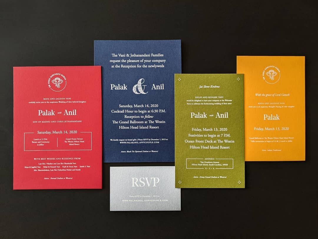 Detailed Wedding Invitation