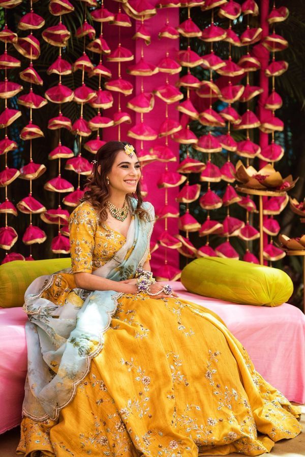 Top 10 Budget-Friendly Simple Haldi Decoration at Home Top 10 Budget-Friendly Simple Haldi Decoration at Home