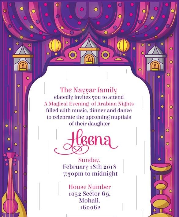 Bollywood Style Shadi Card Design