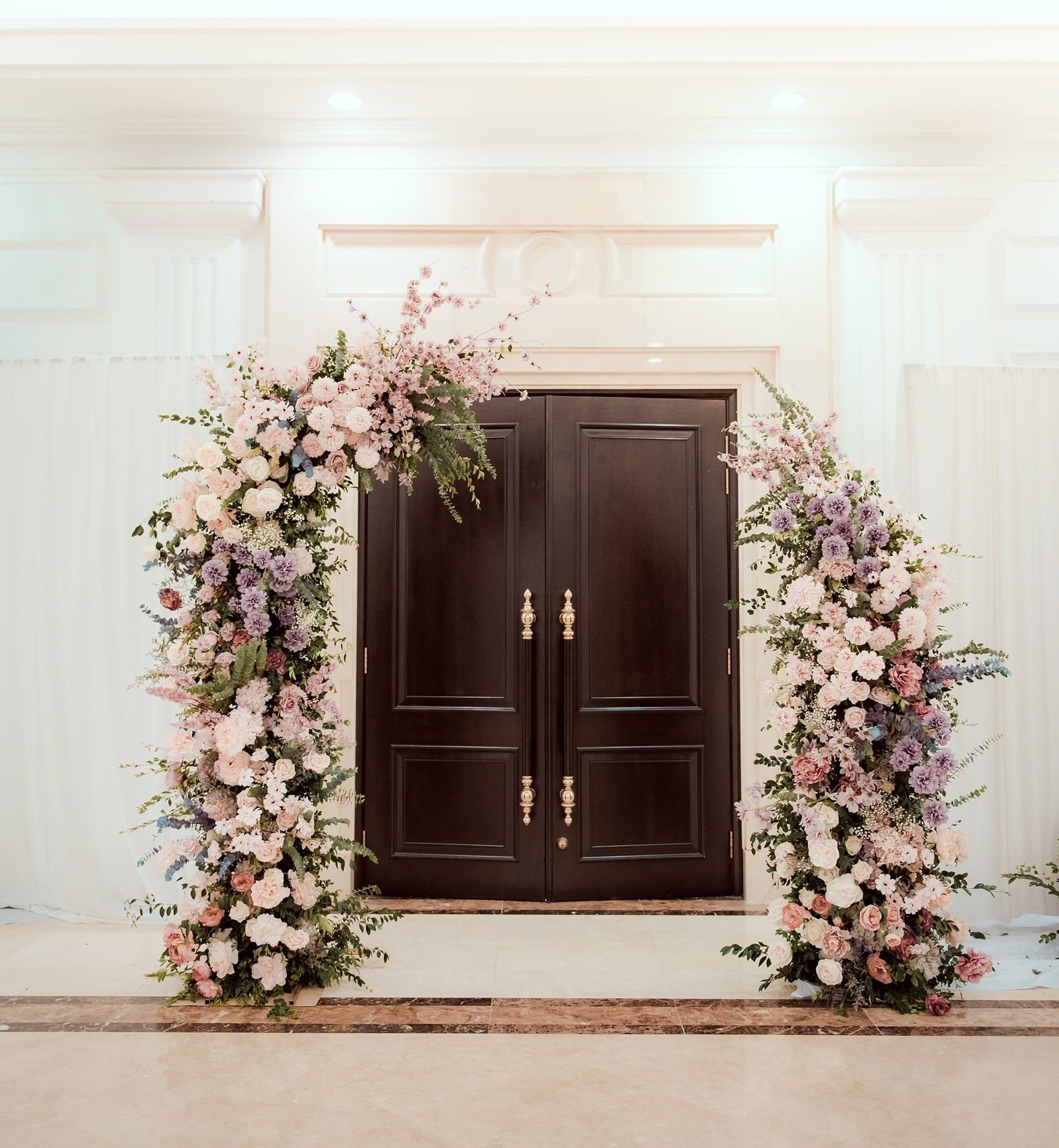 Cherry Blossom Wedding Gate Decoration Ideas