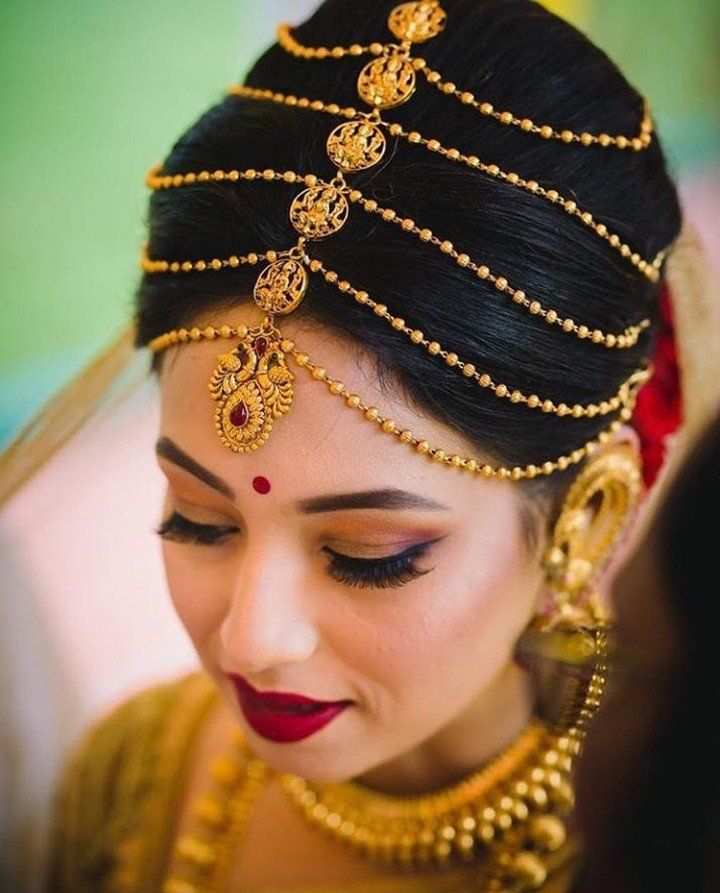 Temple Jewellery Set with ‘Matha Patti’