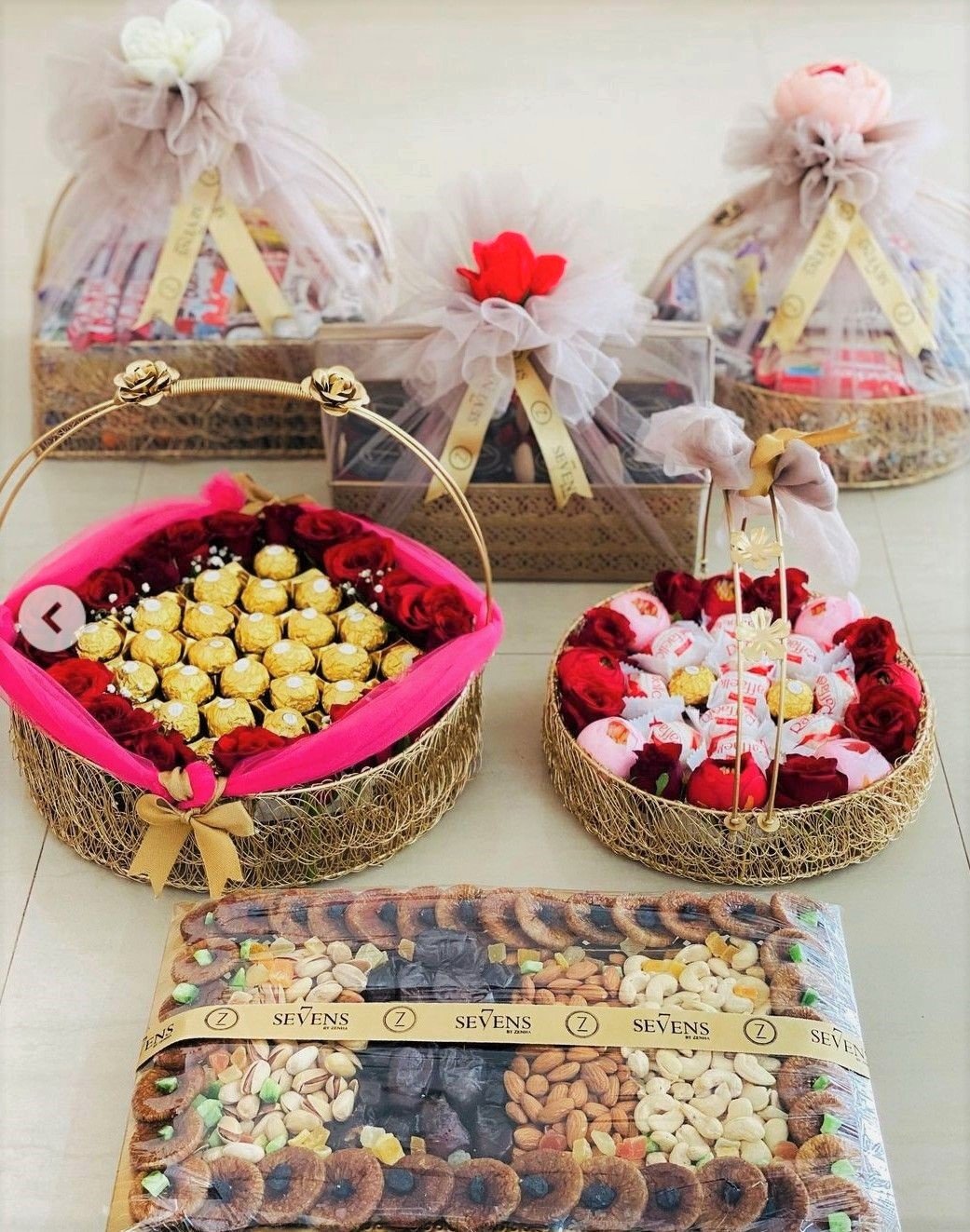 Dry Fruits and Sweets Wedding Tray Decoration