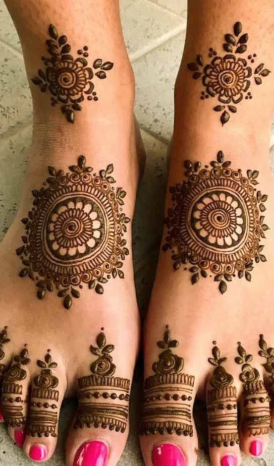 Henna Tatto Dubai Mehendi Design for Feet