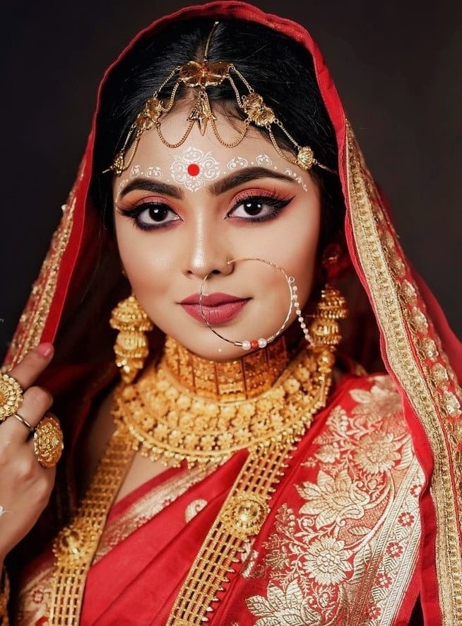 Traditional Bengali Wedding Makeup