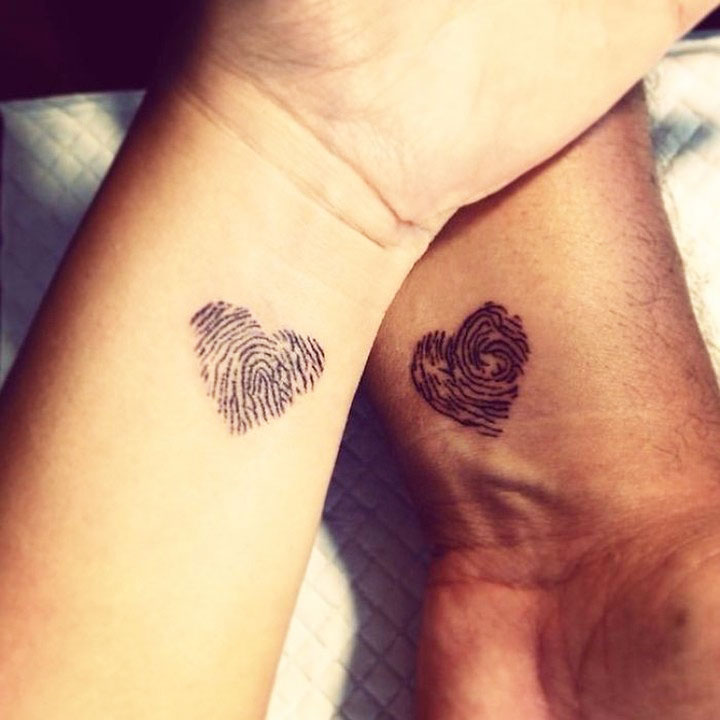 Heart Couples Tattoos