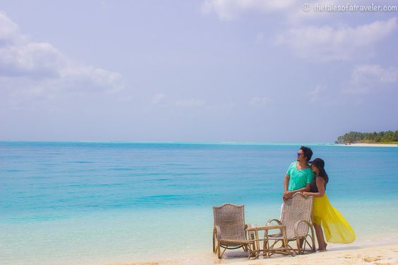 Side-seeing on the Bangaram Island