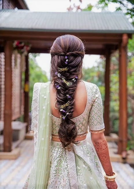Fish Tail Wedding Braid Hairstyle