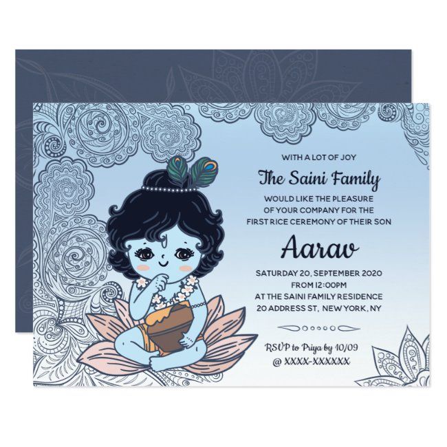Annaprasan Invitation Card Design Online