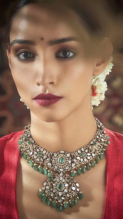 Polki Jewellery Simplistic Necklace