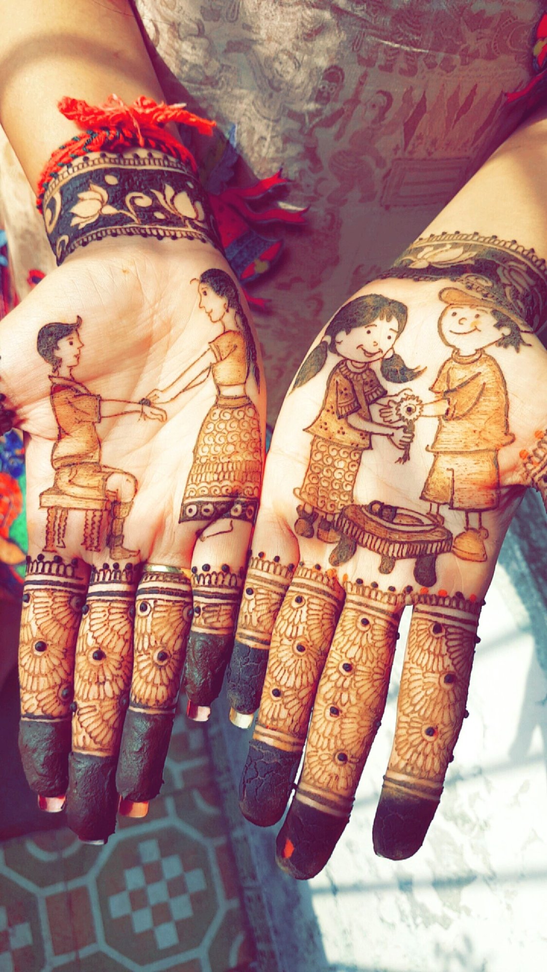 Mehendi Design for Raksha Bandhan Moments