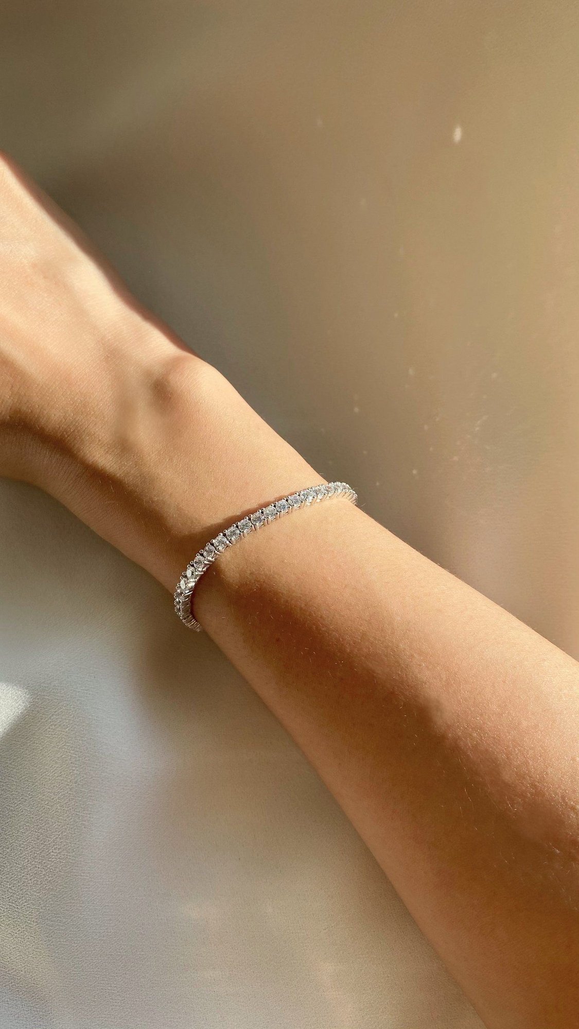 Bracelet for American Diamond Jewellery Set