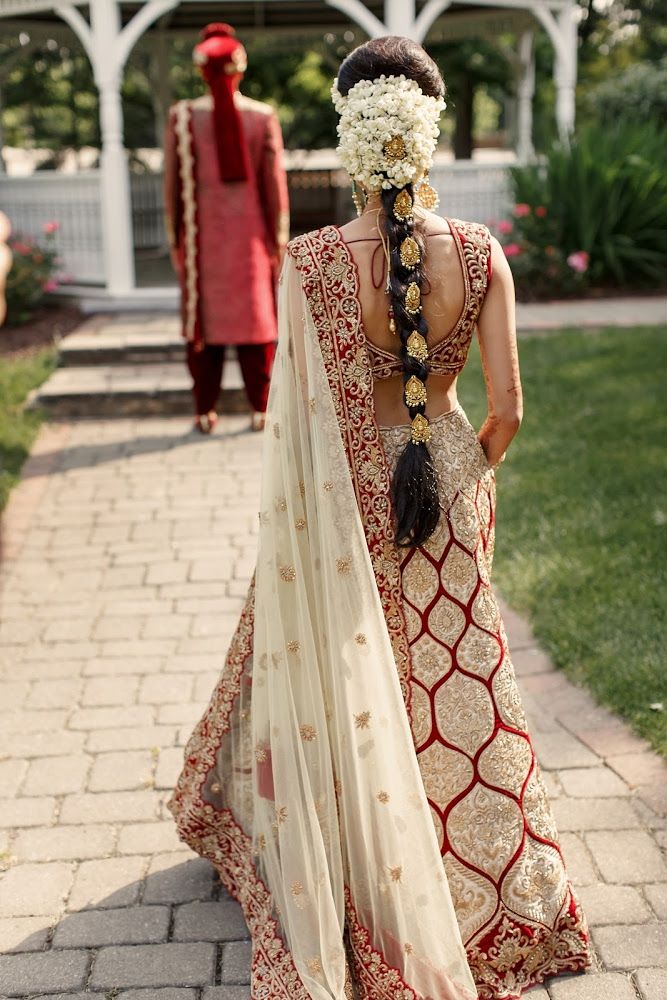Temple Jewellery Wedding Braid Hairstyle