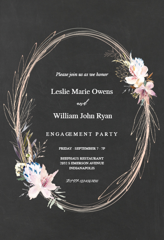 From the Bride and Groom: The Engagement Invitation Message
