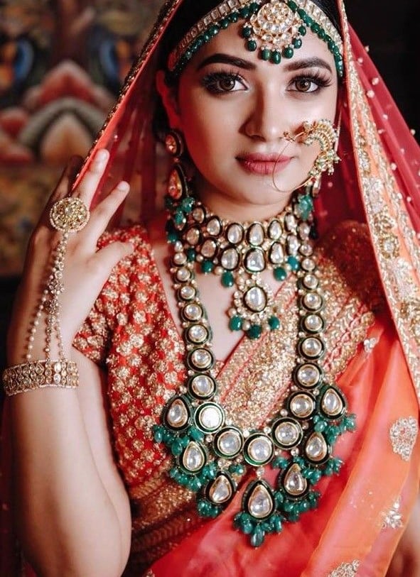 The Polki Green Bridal Jewellery
