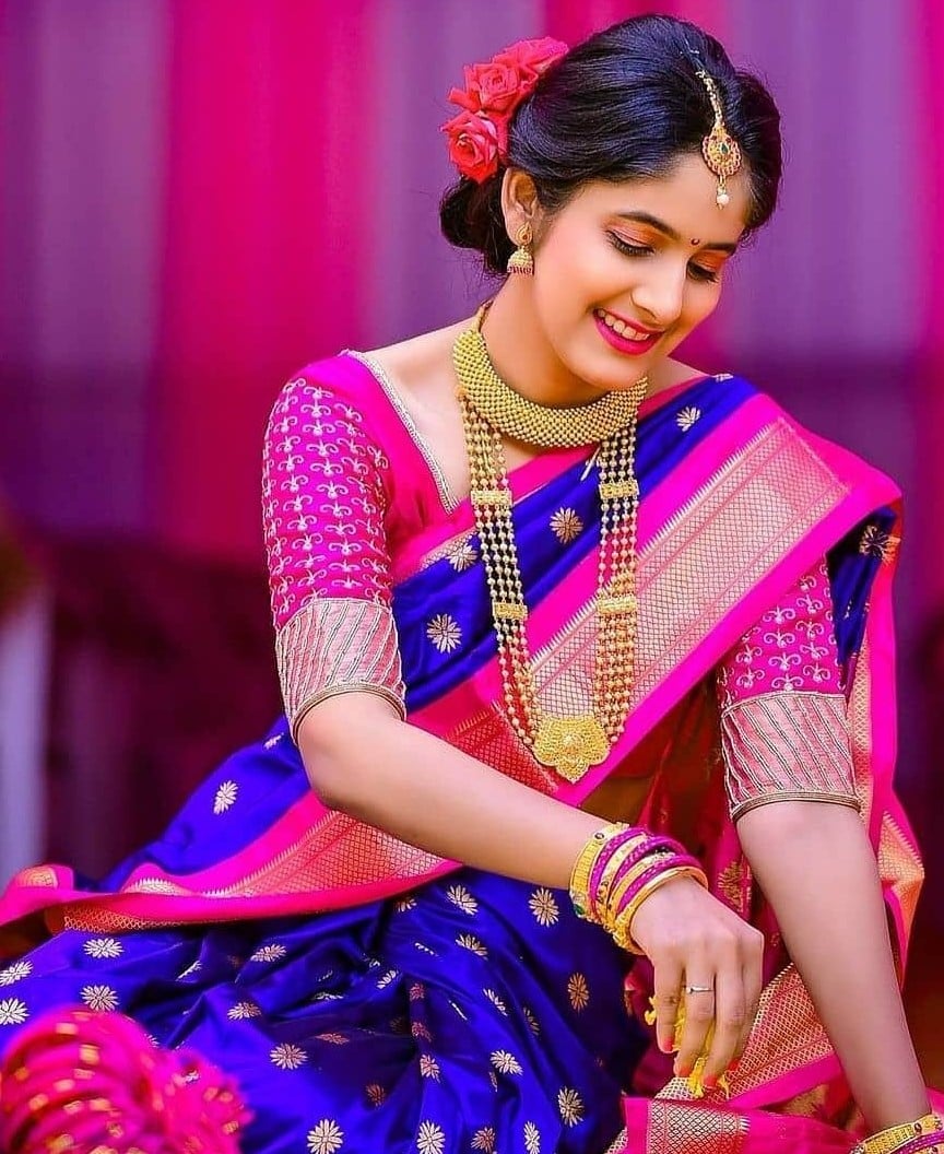 Nagpuri Marathi Wedding Shalu Sarees Online