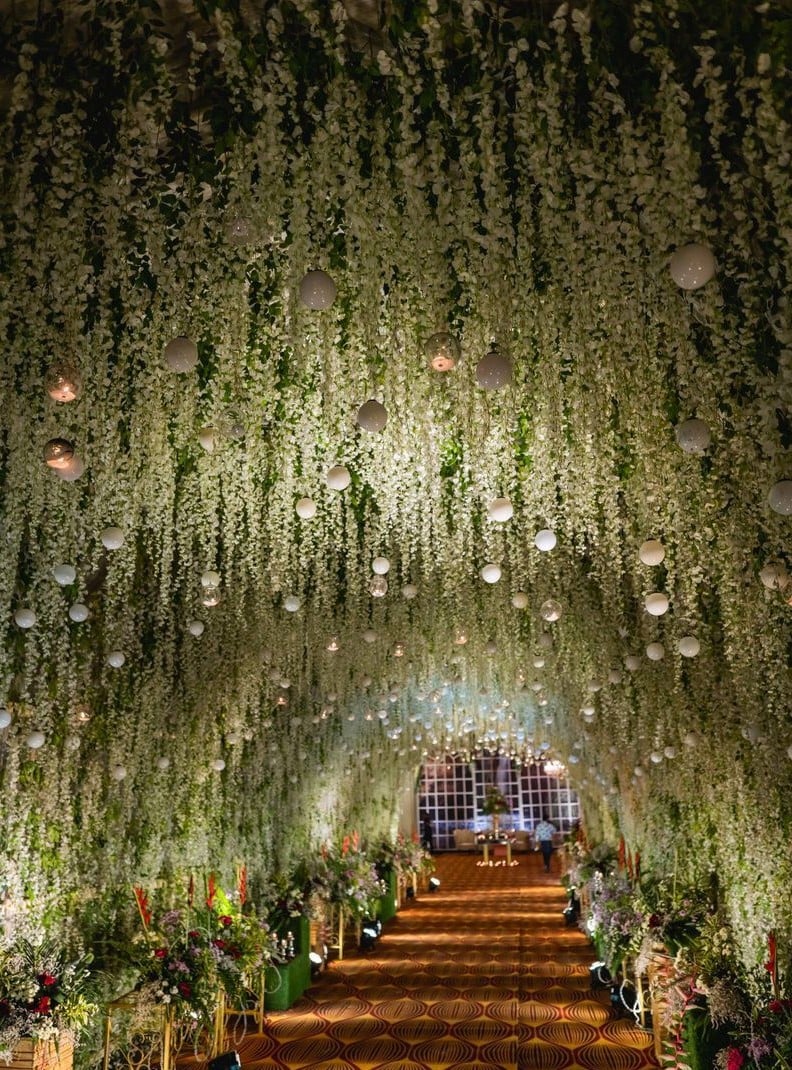 Floral Canopy Front Gate Wedding Entry Gate Decoration