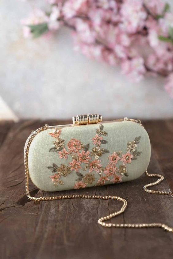 Floral Applique Handbags for Women