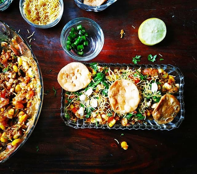 Indian chaat- bengali wedding menu