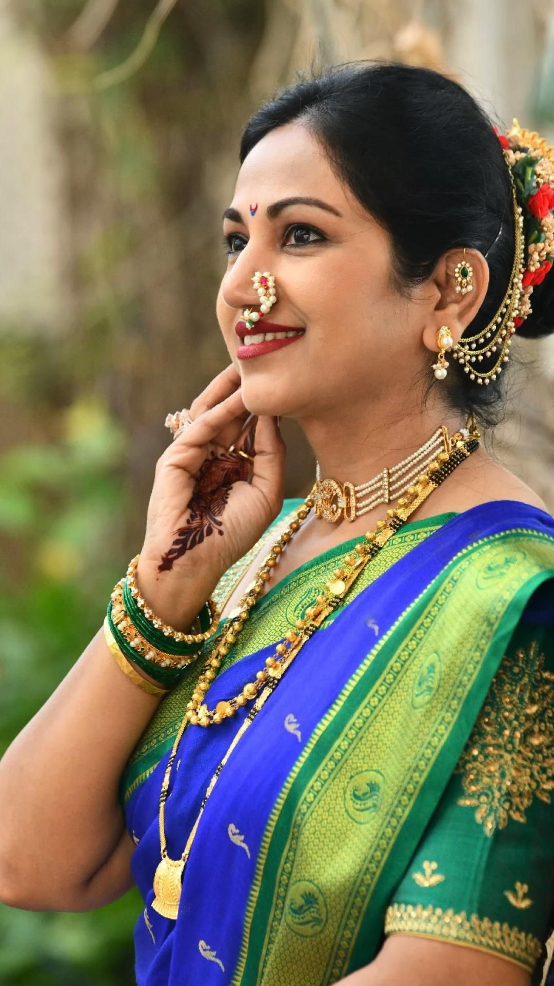 Paithani Marathi Wedding Shalu Sarees Online