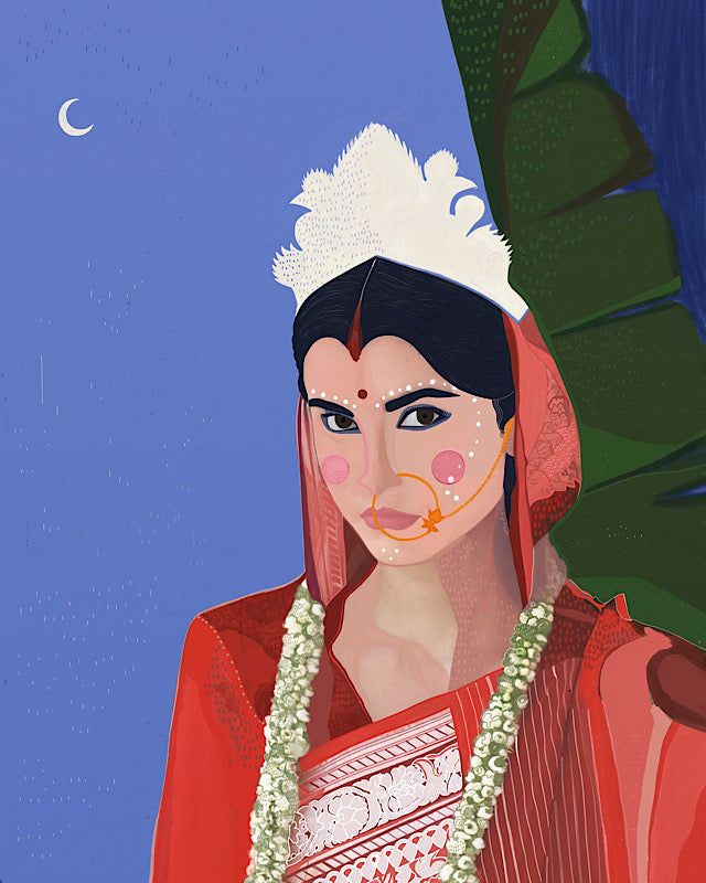 Bangali Bride Bengali Wedding Card Writings