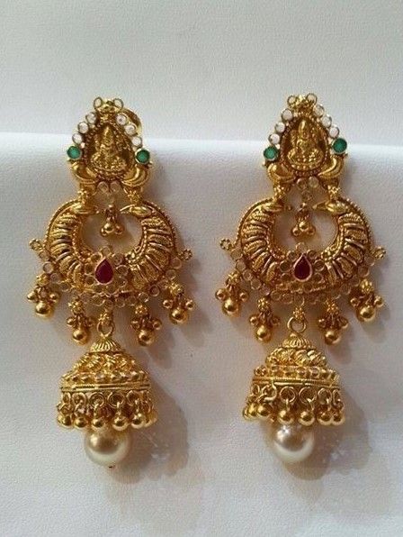 Temple Jewellery Bridal Gold Kanbala Design