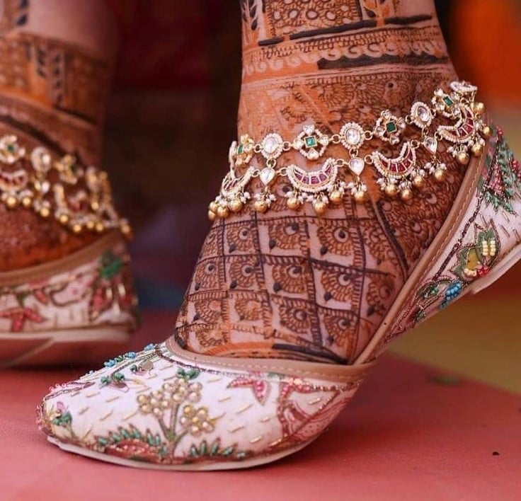 Traditional Bridal Payal Designs